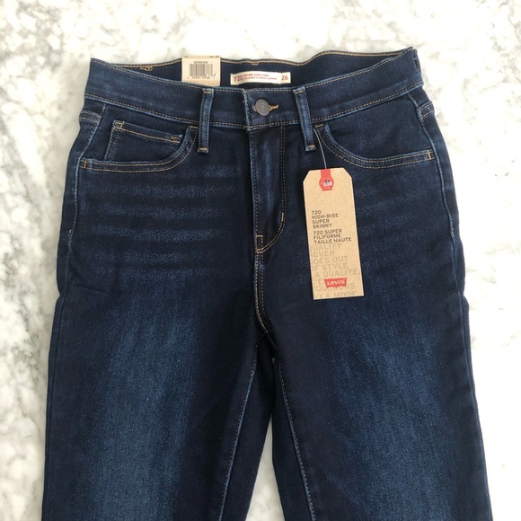 NWT Levi’s 720 High-Rise Super Skinny - Picture 1 of 4